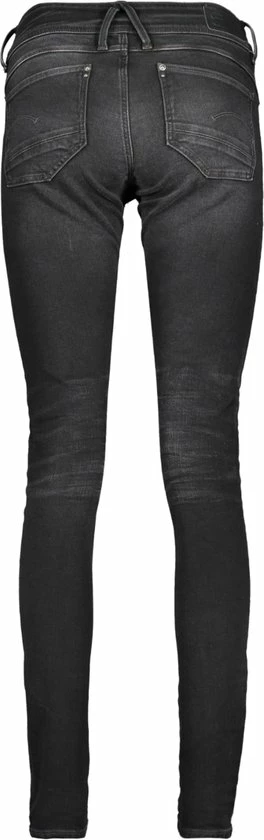 G-Star RAW Jeans Lynn Mid Skinny Jeans Dusty Grey Dames Maat - W25 X L32 4 G-Star RAW Jeans Lynn Mid Skinny Jeans Dusty Grey Dames Maat - W25 X L32 - Afbeelding 4