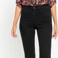 LOLALIZA Slim Fit Jeans - Zwart - Maat 40 -Dameskleding Verkoop 287x840 8
