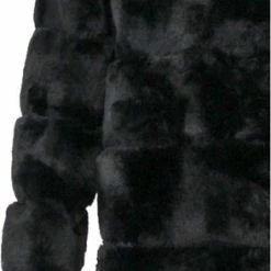 Gentile Bellini Nep Bontjassen Dames Met Capuchon -Zwart -Dameskleding Verkoop 294x840 5