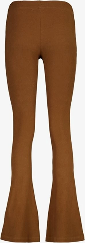 TwoDay Dames Rib Flared Loungebroek - Bruin - Maat XL 2 TwoDay Dames Rib Flared Loungebroek - Bruin - Maat XL - Afbeelding 2