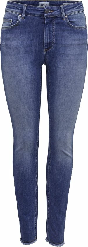 ONLY ONLBLUSH LIFE MID ANK RAW REA1303 NOOS Dames Jeans - Maat 1 ONLY ONLBLUSH LIFE MID ANK RAW REA1303 NOOS Dames Jeans - Maat