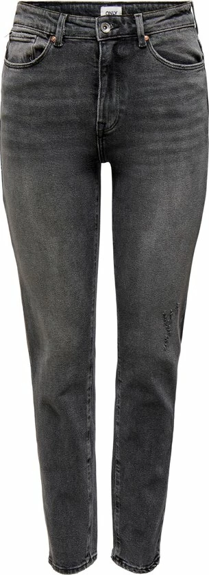 Only Jeans Onlemily Stretch Hw St Ank Cro614 N 15259634 Dark Grey Denim Dames Maat - W31 X L32 2 Only Jeans Onlemily Stretch Hw St Ank Cro614 N 15259634 Dark Grey Denim Dames Maat - W31 X L32 - Afbeelding 2