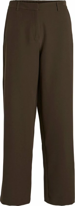 VILA VIKAMMAS HW TAILORED PANT Dames Broek Demitasse - Maat 40 1 VILA VIKAMMAS HW TAILORED PANT Dames Broek Demitasse - Maat 40