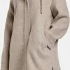 GERRY WEBER Dames Korte Mantel Van La Lana Moretta-wol Nude-42