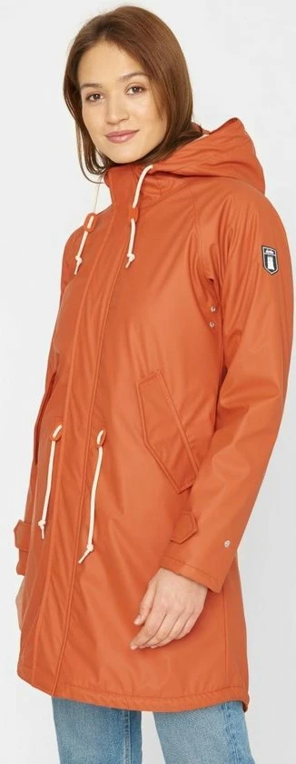 Burnt Ochre Friese Tidaholm Parka Met Teddy Voering Van Derbe XXXL 3 Burnt Ochre Friese Tidaholm Parka Met Teddy Voering Van Derbe XXXL - Afbeelding 3