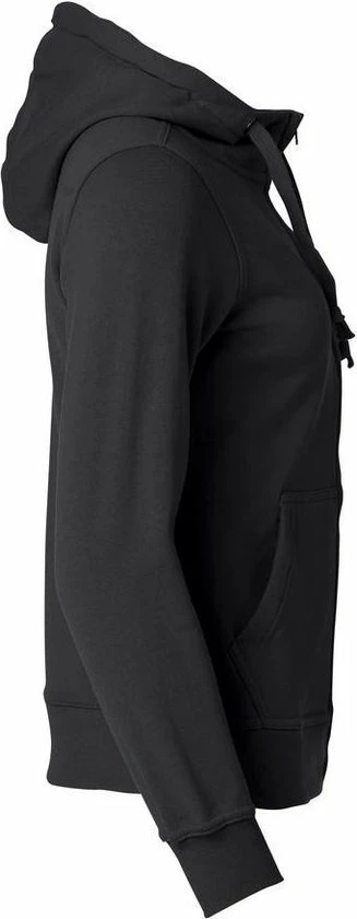 Clique Basic Hoody Full Zip Ds Zwart L 3 Clique Basic Hoody Full Zip Ds Zwart L - Afbeelding 3
