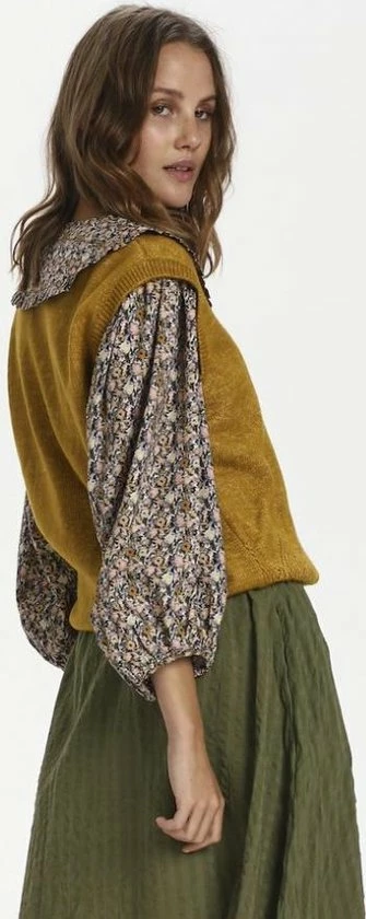 Saint Tropez Helle Spencer Praire Sand Melange Maat M 4 Saint Tropez Helle Spencer Praire Sand Melange Maat M - Afbeelding 4