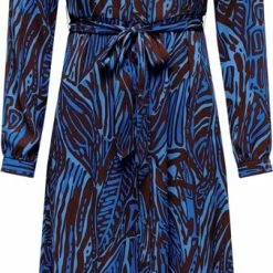 ONLY ONLALMA LIFE POLY EMILY SHIRT DRESS AOP Dames Jurk - Maat S