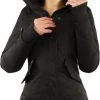 Versano Angela Dames Slim Fit Winterjas M - Zwart