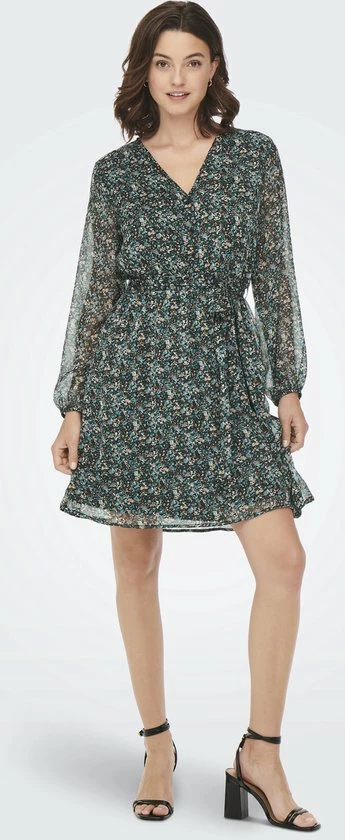 ONLY ONLCERA 3/4 SHORT DRESS WVN NOOS Dames Jurk - Maat M 4 ONLY ONLCERA 3/4 SHORT DRESS WVN NOOS Dames Jurk - Maat M - Afbeelding 4