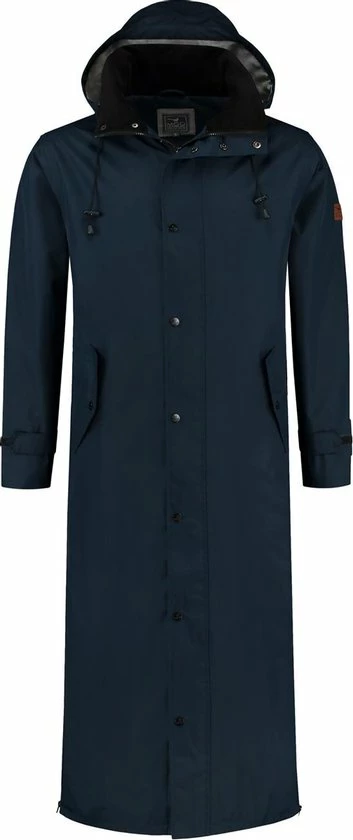 MGO Leisure Wear MGO Storm Extra Lange Regenjas - Dames Jack - Blauw - Maat XXL 1 MGO Leisure Wear MGO Storm Extra Lange Regenjas - Dames Jack - Blauw - Maat XXL