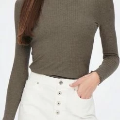 ONLY ONLEMMA L/S HIGH NECK TOP NOOS JRS Dames T-shirt - Maat S -Dameskleding Verkoop 357x840 4