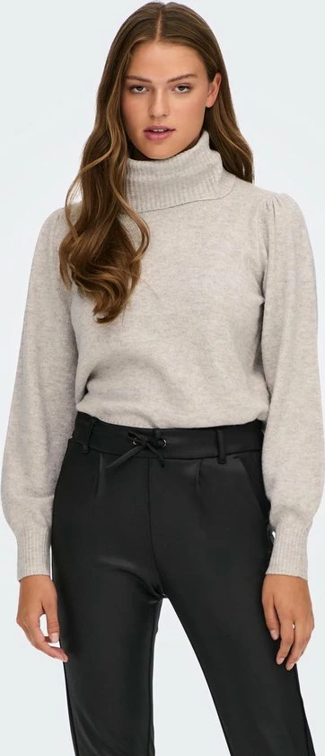 Jacqueline De Yong Trui Jdyrue L/s Roll Neck Pullover Knt 15271309 Chateau Gray/melange Dames Maat - L 8 Jacqueline De Yong Trui Jdyrue L/s Roll Neck Pullover Knt 15271309 Chateau Gray/melange Dames Maat - L - Afbeelding 8