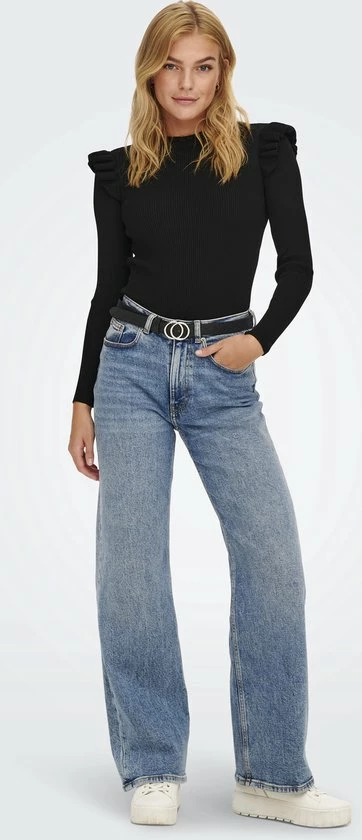 ONLY ONLSIA SALLY RUFFLE LS PULLOVER KNT NOOS Dames Trui - Maat XL 4 ONLY ONLSIA SALLY RUFFLE LS PULLOVER KNT NOOS Dames Trui - Maat XL - Afbeelding 4