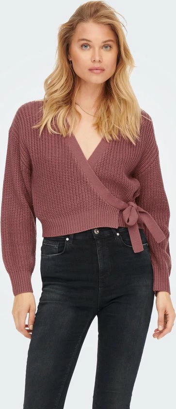 ONLY ONLBREDA WRAP L/S CARDIGAN KNT NOOS Dames Trui - Maat XL 7 ONLY ONLBREDA WRAP L/S CARDIGAN KNT NOOS Dames Trui - Maat XL - Afbeelding 7