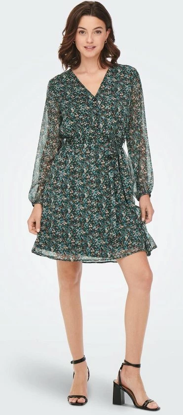 ONLY ONLCERA 3/4 SHORT DRESS WVN NOOS Dames Jurk - Maat M 5 ONLY ONLCERA 3/4 SHORT DRESS WVN NOOS Dames Jurk - Maat M - Afbeelding 5