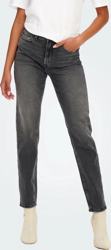 Only Jeans Onlemily Stretch Hw St Ank Cro614 N 15259634 Dark Grey Denim Dames Maat - W31 X L32 1 Only Jeans Onlemily Stretch Hw St Ank Cro614 N 15259634 Dark Grey Denim Dames Maat - W31 X L32