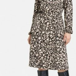 TAIFUN Dames Midi-jurk Met Bloemendessin Oak Gemustert-44 12 TAIFUN Dames Midi-jurk Met Bloemendessin Oak Gemustert-44 -Dameskleding Verkoop 380x840 3