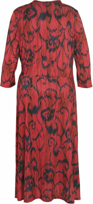 Promiss Lange, Gebreide Jurk Met Grafische Print 2 Promiss Lange, Gebreide Jurk Met Grafische Print - Afbeelding 2