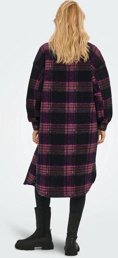 Only Jas Onlandrea X-long Shacket Cc Otw 15230329 Very Berry Dames Maat - M 7 Only Jas Onlandrea X-long Shacket Cc Otw 15230329 Very Berry Dames Maat - M - Afbeelding 7