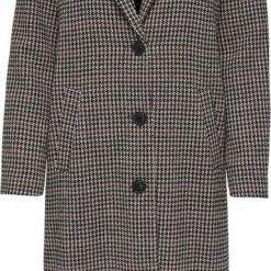 Jacqueline De Yong Jas Jdyemma Check X-long Coat Otw Hab 15270974 Argan Oil Dames Maat - L