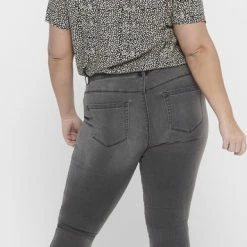 Only Carmakoma Augusta High Waist Dames Skinny Jeans - Maat 52 X L34 -Dameskleding Verkoop 385x840 3