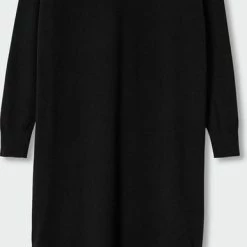 Mango Jurk Gebreide Jurk Met Trechterhals 37095939 99 Dames Maat - S -Dameskleding Verkoop 386x840 2