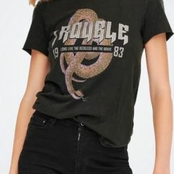 ONLY ONLLUCY REG S/S TOP JRS NOOS Dames Top - Maat S