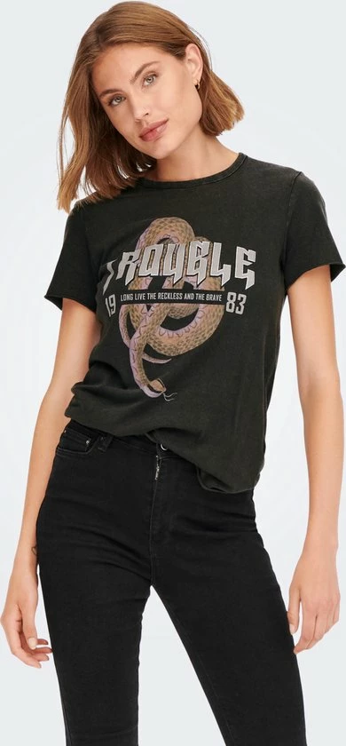 ONLY ONLLUCY REG S/S TOP JRS NOOS Dames Top - Maat S 1 ONLY ONLLUCY REG S/S TOP JRS NOOS Dames Top - Maat S