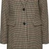 VERO MODA VMBLAST CHECK LONG WOOL JACKET GA Dames Jas - Maat XS