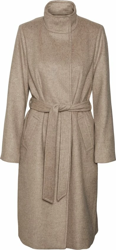 VERO MODA VMTWODOPE VERA LONG WOOL COAT GA NOOS Dames Jas - Maat M 6 VERO MODA VMTWODOPE VERA LONG WOOL COAT GA NOOS Dames Jas - Maat M - Afbeelding 6