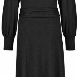 TAIFUN Dames Midi-jurk Met Glittereffect Schwarz-38 13 TAIFUN Dames Midi-jurk Met Glittereffect Schwarz-38 -Dameskleding Verkoop 395x840 2