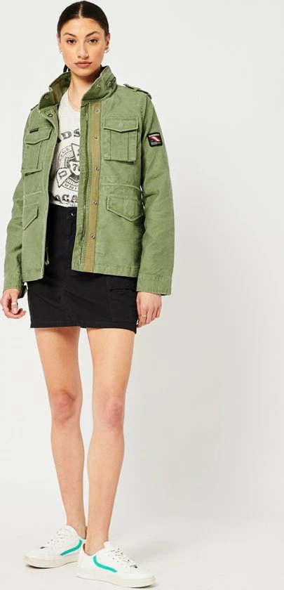 Superdry VINTAGE M65 JACKET Dames Jas - Maat 10 5 Superdry VINTAGE M65 JACKET Dames Jas - Maat 10 - Afbeelding 5