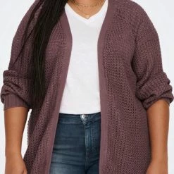 ONLY CARMAKOMA CARMIRLA NEW L/S CARDIGAN KNT Dames Vest - Maat L-50/52