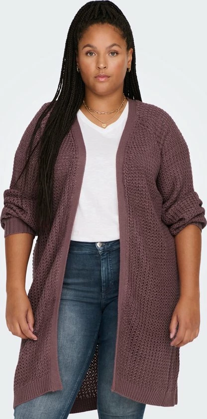 ONLY CARMAKOMA CARMIRLA NEW L/S CARDIGAN KNT Dames Vest - Maat L-50/52 1 ONLY CARMAKOMA CARMIRLA NEW L/S CARDIGAN KNT Dames Vest - Maat L-50/52