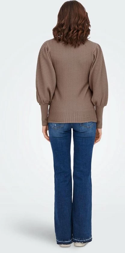 ONLY ONLGINNIE L/S PUFF PULLOVER KNT Dames Trui - Maat M 4 ONLY ONLGINNIE L/S PUFF PULLOVER KNT Dames Trui - Maat M - Afbeelding 4