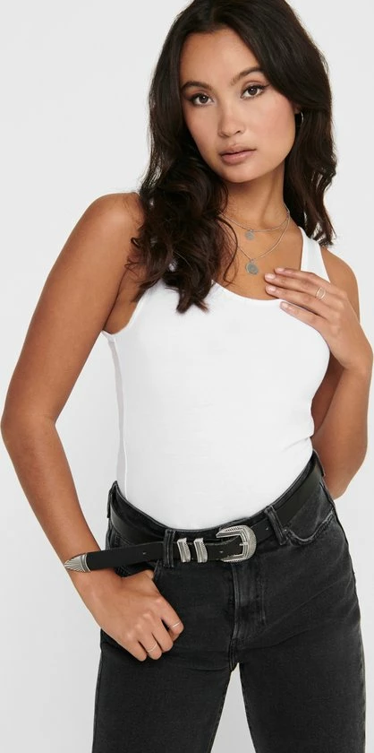 ONLY ONLLIVE LOVE S/L LONG TANK TOP NOOS Dames Top - Maat L 7 ONLY ONLLIVE LOVE S/L LONG TANK TOP NOOS Dames Top - Maat L - Afbeelding 7