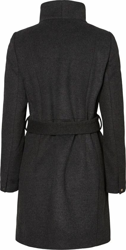 VERO MODA VMTWODOPE BELT 3/4 WOOL JACKET GA NOOS Dames Jas - Maat XS 2 VERO MODA VMTWODOPE BELT 3/4 WOOL JACKET GA NOOS Dames Jas - Maat XS - Afbeelding 2