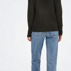 Only Trui Onlcamilla V-neck L/s Pullover Knt 15204588 Mulch Dames Maat - M -Dameskleding Verkoop 430x840 1