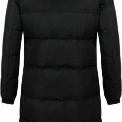 Matogla Extra Lange Winterjas Dames Met Kunst Bontkraag - Zwart -Dameskleding Verkoop 435x840 6