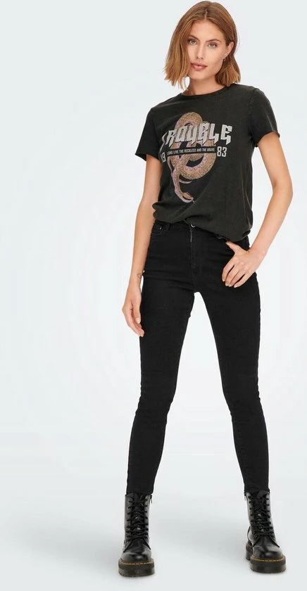 ONLY ONLLUCY REG S/S TOP JRS NOOS Dames Top - Maat S 4 ONLY ONLLUCY REG S/S TOP JRS NOOS Dames Top - Maat S - Afbeelding 4