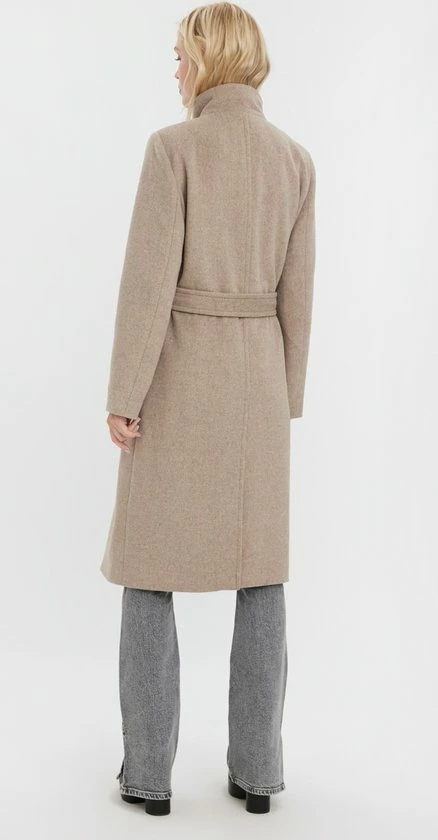 VERO MODA VMTWODOPE VERA LONG WOOL COAT GA NOOS Dames Jas - Maat M 2 VERO MODA VMTWODOPE VERA LONG WOOL COAT GA NOOS Dames Jas - Maat M - Afbeelding 2