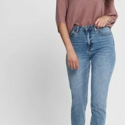 ONLY EMILY LIFE High Waist Straight Fit Dames Jeans - Maat 29 X L32 -Dameskleding Verkoop 443x840