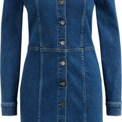 WE Fashion Denim Jurk Met Stretch