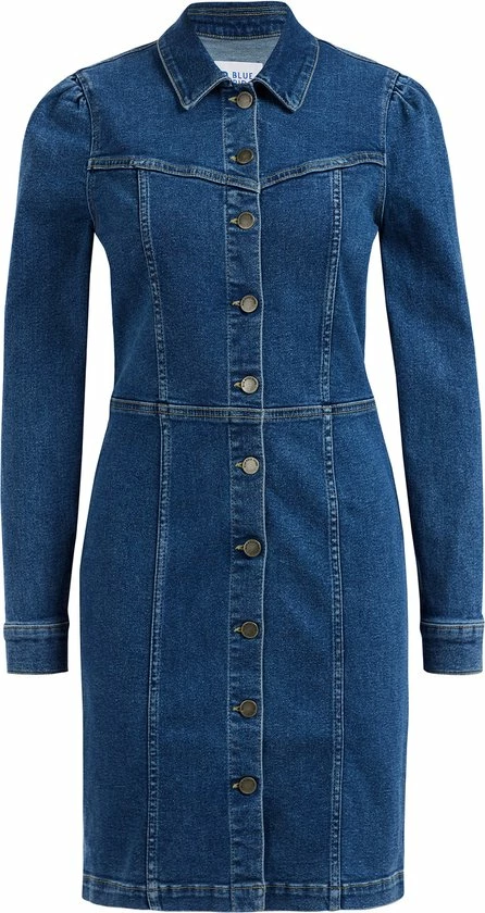 WE Fashion Denim Jurk Met Stretch 1 WE Fashion Denim Jurk Met Stretch