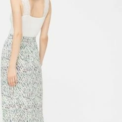 Pieces Dames Hemd Kant - Lace Top - Barbera - M - Wit -Dameskleding Verkoop 448x840