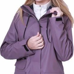 Dingy Weather - Regenjas Dames - Model Vivian - Maat 2XL - Paars -Dameskleding Verkoop 450x840 4