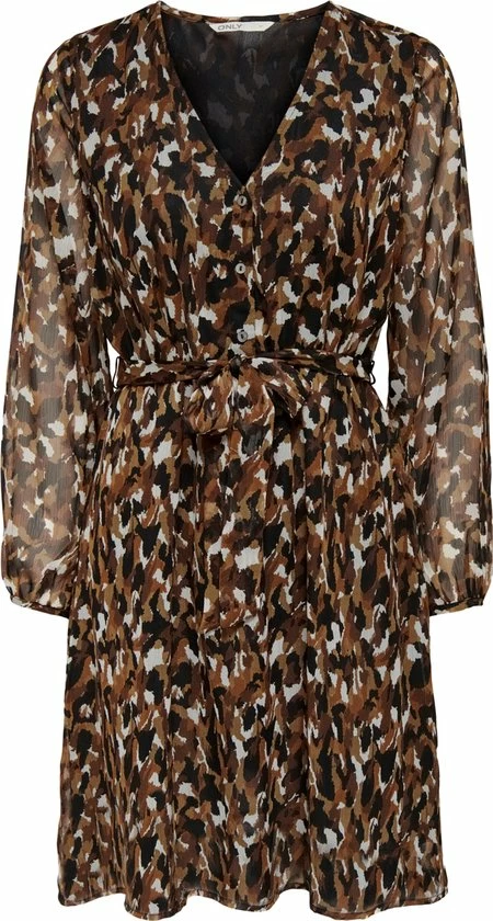 ONLY ONLLUNA L/S V-NECK BUTTON DRESS CS PTM Dames Jurk - Maat XL 1 ONLY ONLLUNA L/S V-NECK BUTTON DRESS CS PTM Dames Jurk - Maat XL