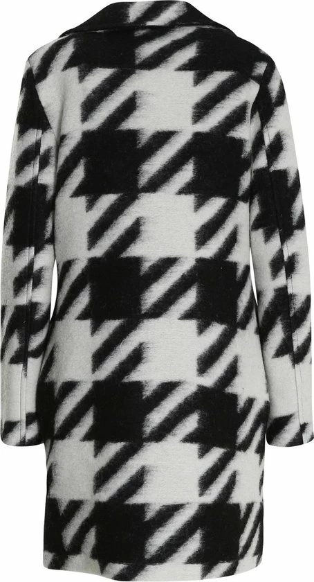 Cassis Wollen Mantel Met Pied-de-poulemotief Wollen Mantel Met Pied-de-poulemotief 3 Cassis Wollen Mantel Met Pied-de-poulemotief Wollen Mantel Met Pied-de-poulemotief - Afbeelding 3