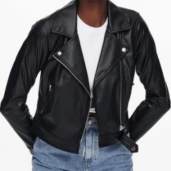 ONLY ONLBEST FAUX LEATHER BIKER OTW NOOS Dames Jas - Maat XXL -Dameskleding Verkoop 456x840 3